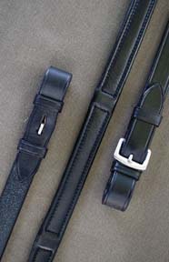 Red Barn Calfskin Reins W Buckles Vto Saddlery