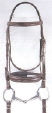 Courbette Padded Snaffle Bridle with Buckles