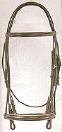 Courbette Narrow Padded Weymouth Bridle, F-8422