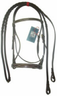 Courbette Fancy Stitched Show Bridle, F-4650