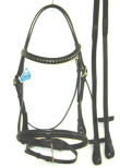 Stubben Padded Dressage Snaffle Bridle