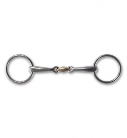 Huxlay Bros HB Pro Hollow Mouth Loose Ring Snaffle Bit 1003