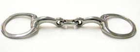 J.P. Eggbutt French Mouth Snaffle Bit