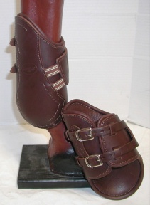 Prestige Soft Leather-Lined Fetlock Boots w/Buckles