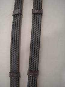 Red Barn Special Grip Reins with Stops: VTO Saddlery