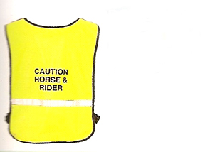 Roma Reflective Safety Riding Vest for Horse Riding on Roads or at Night 