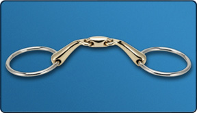 Stubben Bent Joint Oval Mouth Loose Ring Bit